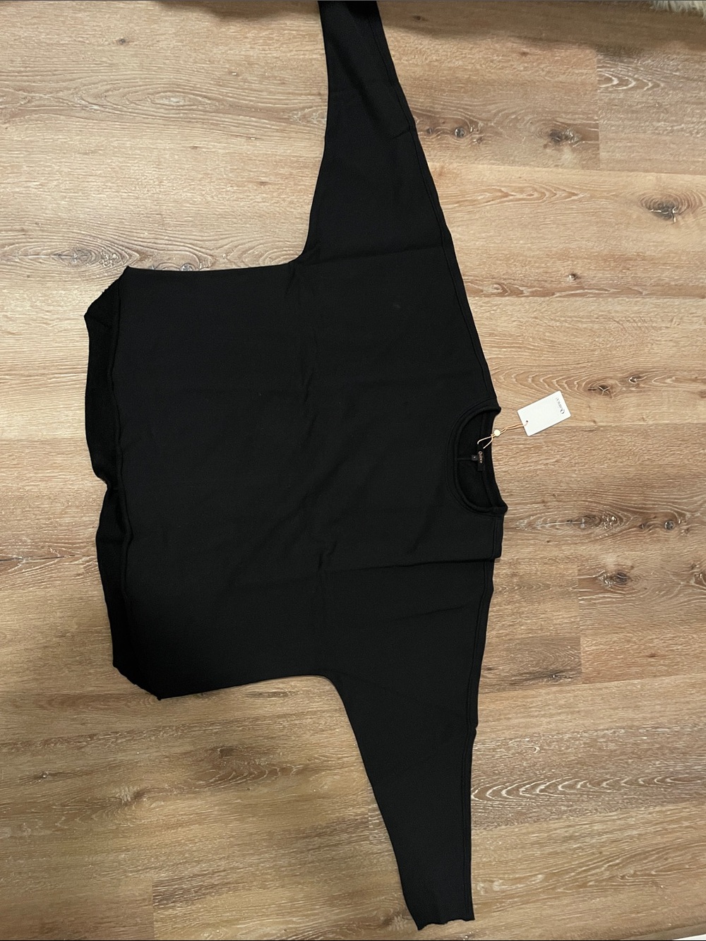 Quince Black Crew Neck Sweater